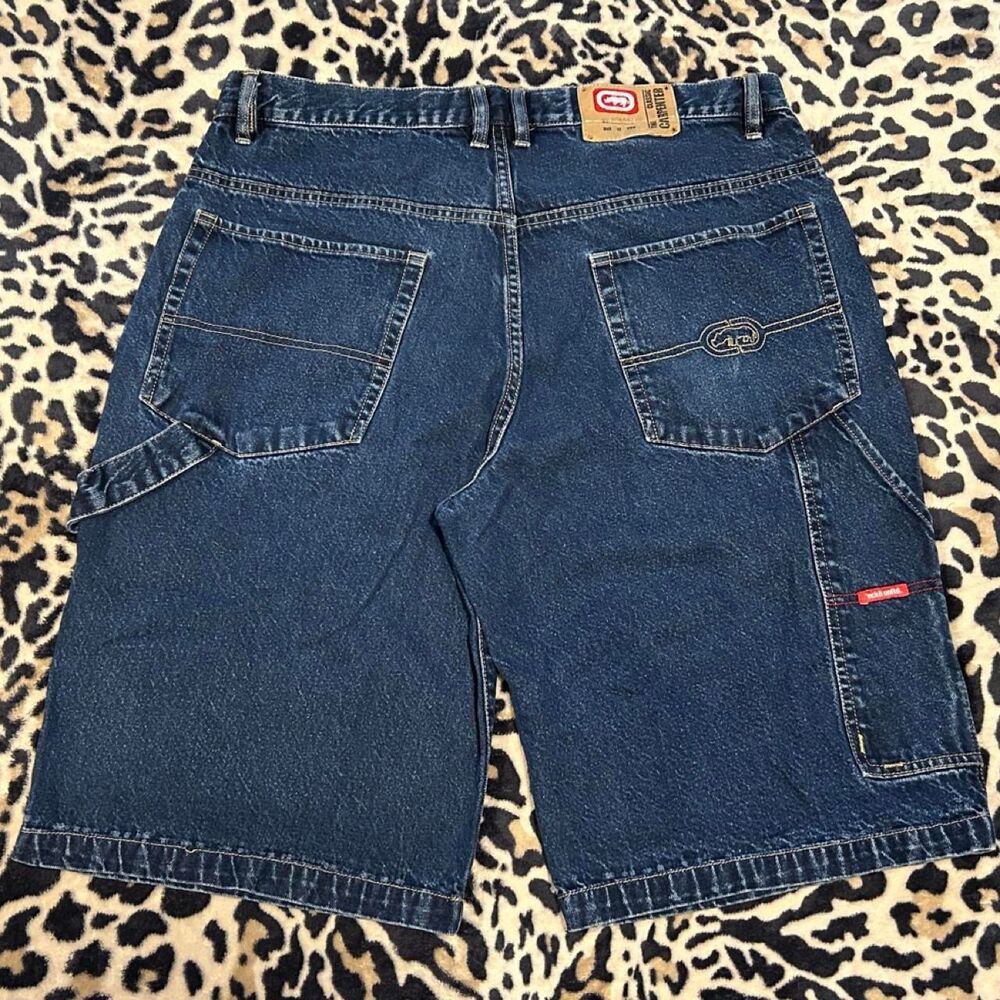 Ecko-unltd Men's Blue and Navy Shorts